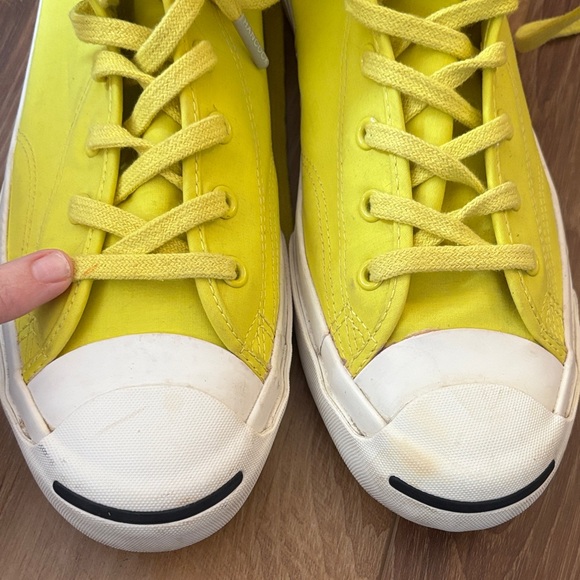 Converse Jack Purcell High-top Sneakers in yellow - Picture 15 of 17
